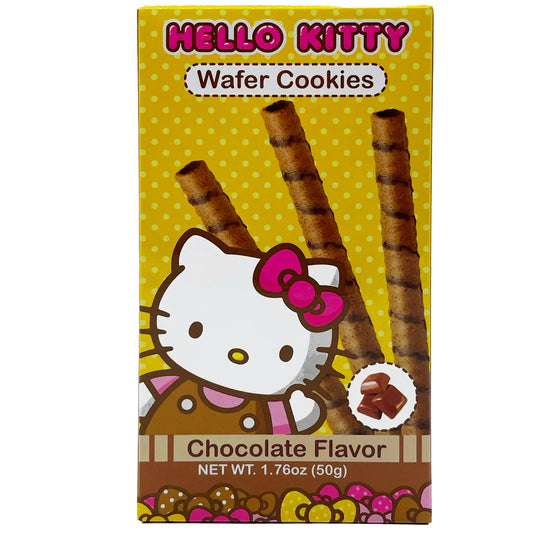 Hello Kitty Wafer Cookies Chocolate Flavor 1.76 oz - Tokyo Central - Crackers&Cookies - Unknown -