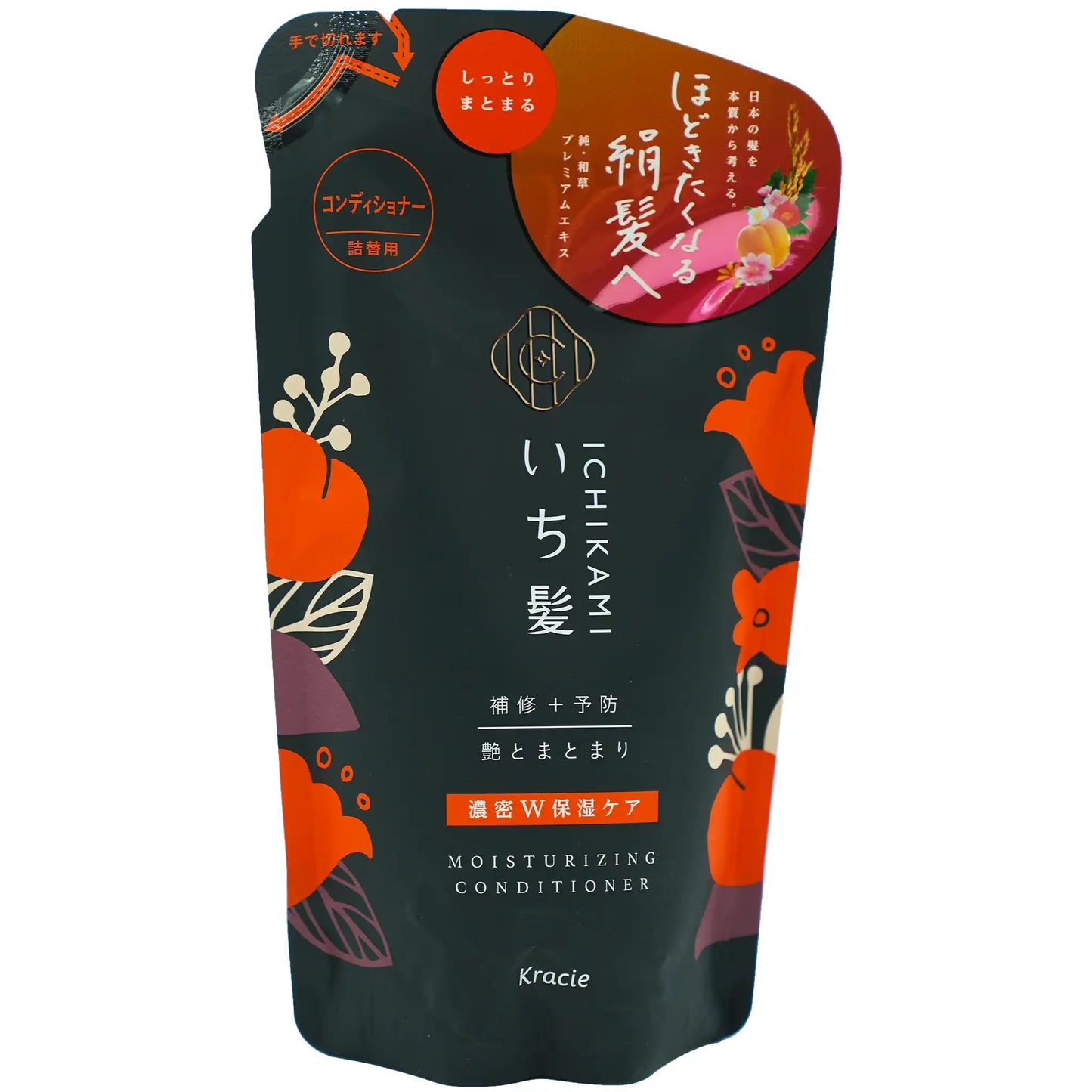 Ichikami Moisturizing Conditioner Refill 12.1 oz - Tokyo Central - Hair Color&Treatment - Kracie -