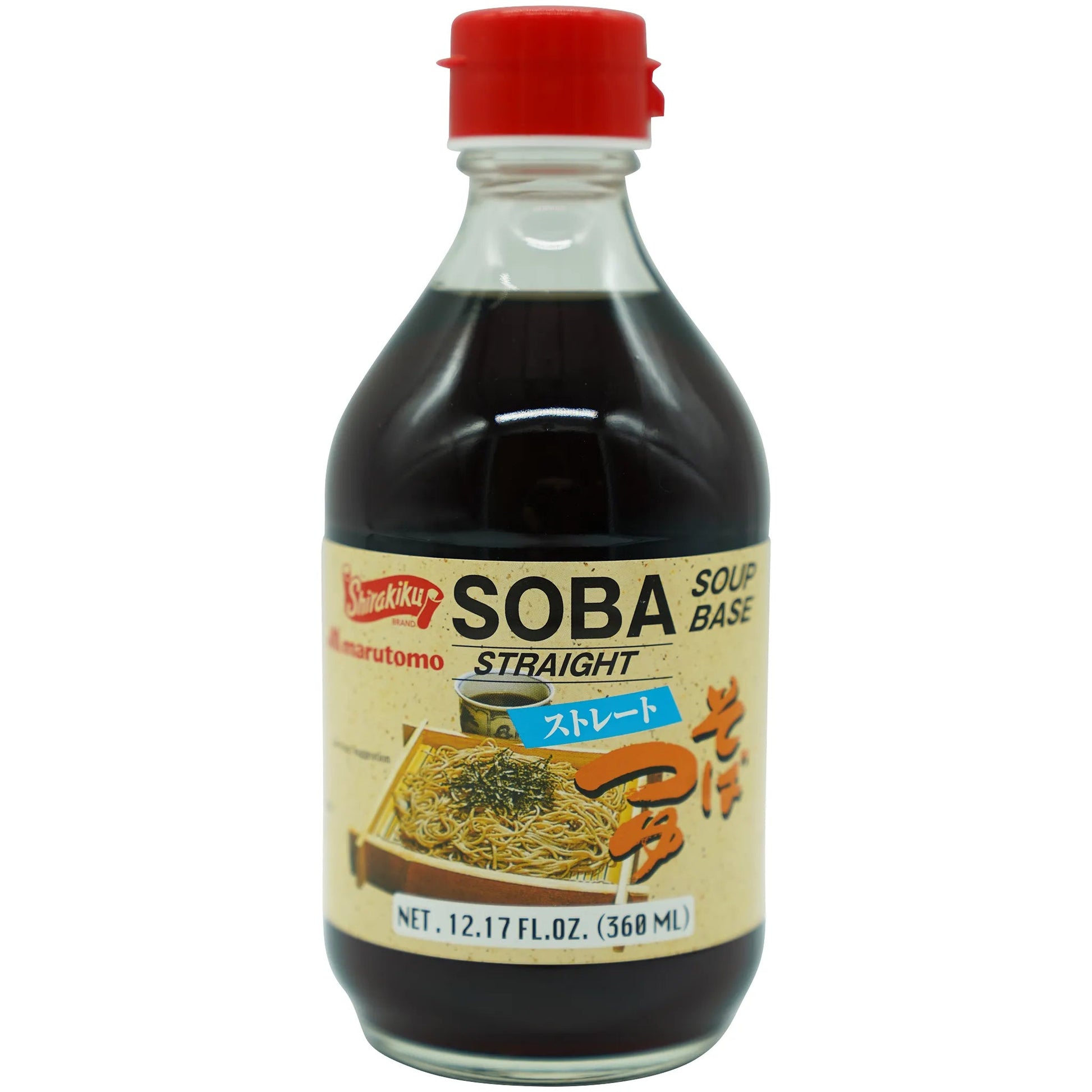 Marutomo Soba Soup Base Straight 360ml - Tokyo Central - Dipping Sauce - Shirakiku -