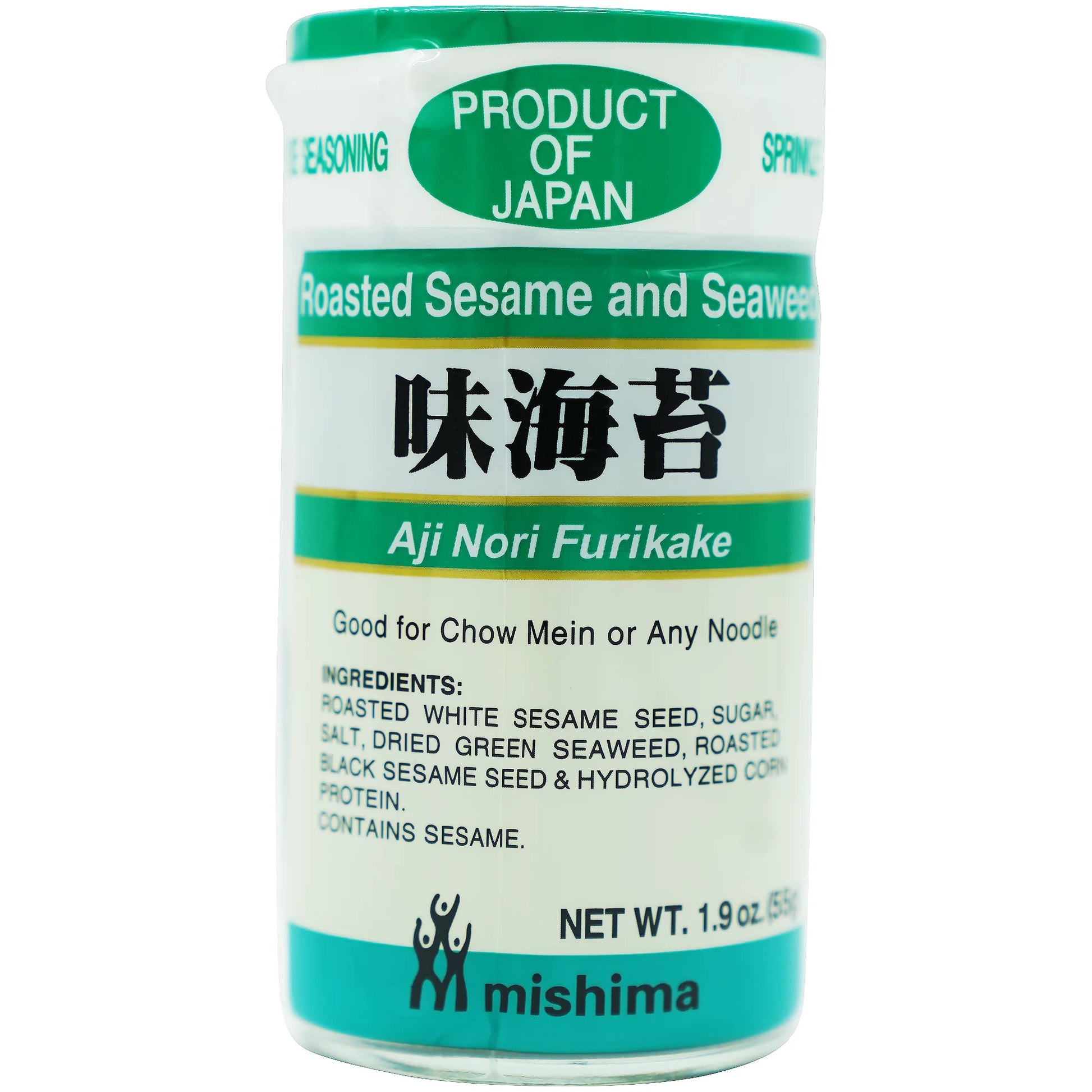 Mishima Aji Nori Furikake Sesame & Seaweed Rice Seasoning 1.9 oz - Tokyo Central - Seasoning - Mishima -