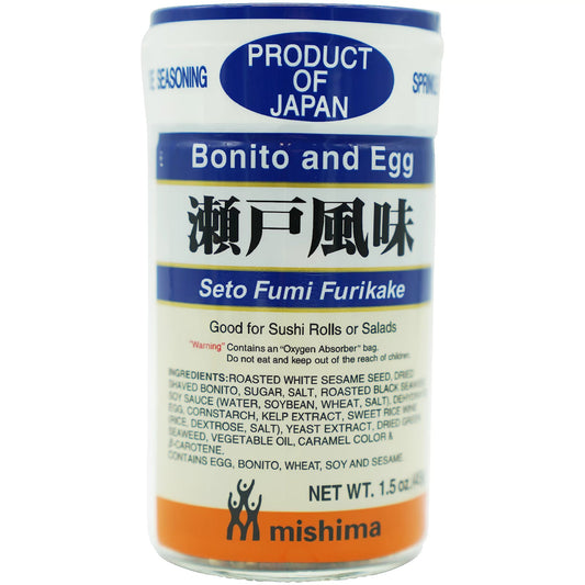 Mishima Seto Fumi Furikake Bonito & Egg Rice Seasoning 1.5 oz - Tokyo Central - Seasoning - Mishima -