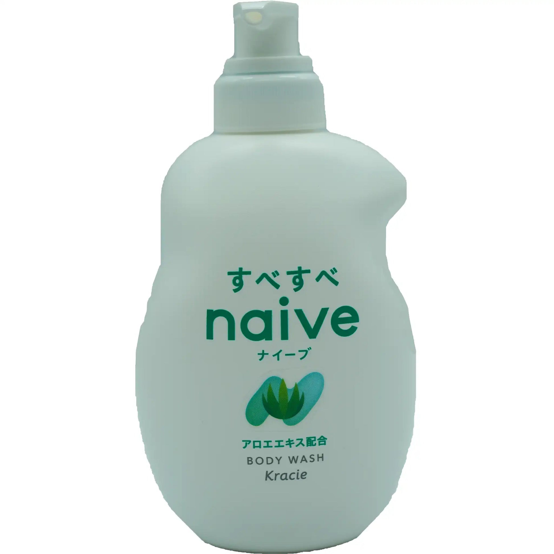 Naive Aloe Body Soap with Pump 530ml - Tokyo Central - Bath&Body - Kracie -