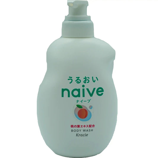 Naive Body Soap Peach Pump 530ml - Tokyo Central - Bath&Body - Kracie -