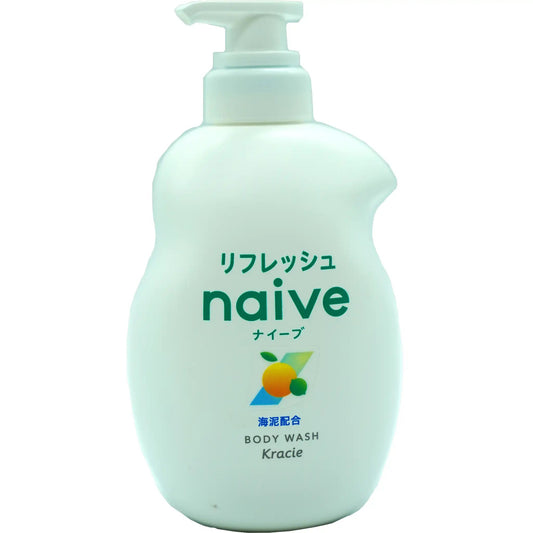 Naive Body Soap Refresh with Pump 17.9 fl.oz. - Tokyo Central - Bath&Body - Kracie -