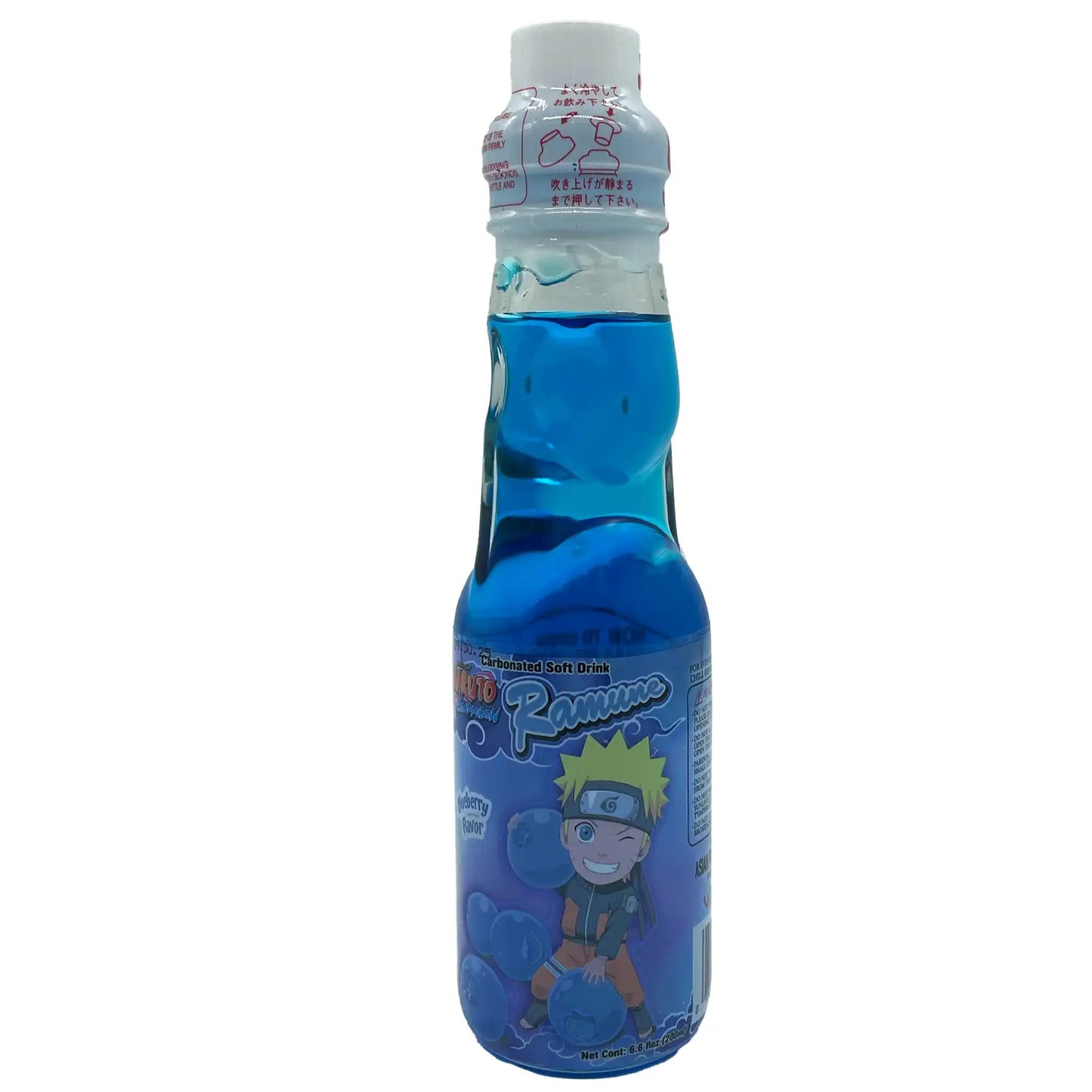 Naruto Ramune Soda Blueberry 6.6 fl.oz - Tokyo Central - Soft Drinks - Unknown -