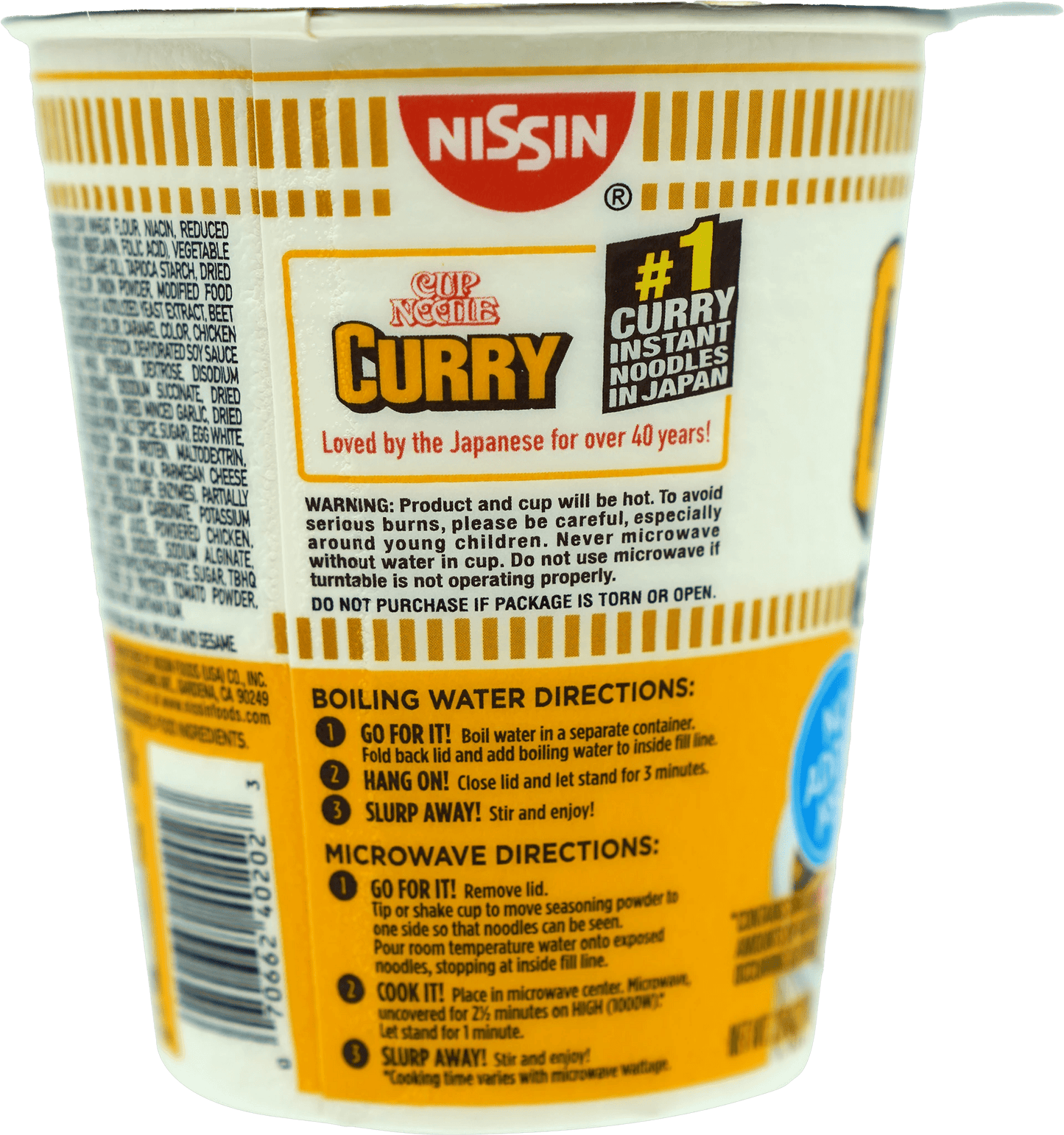 Nissin Cup Noodles, Curry 2.8 oz - Tokyo Central - Noodles - Nissin -