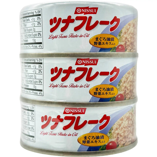 Nissui Tuna Flake Canned 3p 8.46 oz - Tokyo Central - Canned Foods - Nissui -