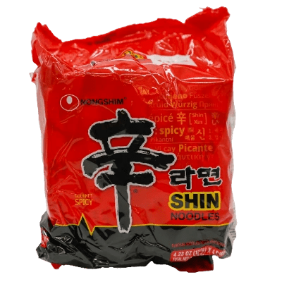 Nongshim Shin Ramyun Ramen Noodle 4 Pack 1.2 lbs - Tokyo Central - Noodles - Nongshim -