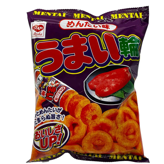 Riska Umaibo Baked Snack Mentai Flavor 2.64 oz - Tokyo Central - Chips - Riska -