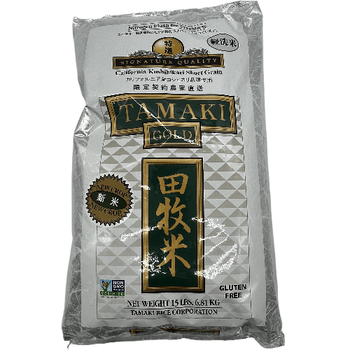 Tamaki Gold Koshihikari Short Grain Rice 15 lbs - Tokyo Central - Short Grain - Tamaki -
