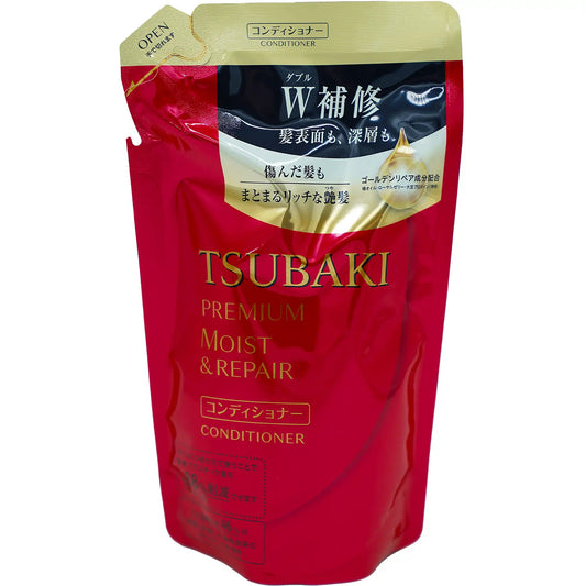 Tsubaki Premium Moist Hair Conditioner Refill 11.2 FL.OZ. - Tokyo Central - Hair Color&Treatment - Shiseido -
