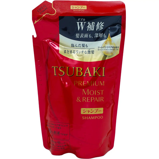 Tsubaki Premium Moist Shampoo Refill 11.15 fl. oz. - Tokyo Central - Hair Color&Treatment - Shiseido -