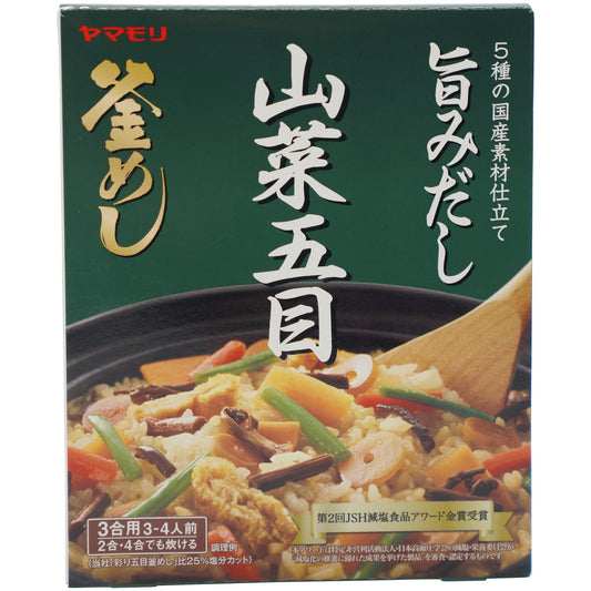 Yamamori Sansai Gomoku Kamameshi Rice Seasoning Mix 7.4 oz - Tokyo Central - Seasoning - Yamamori -