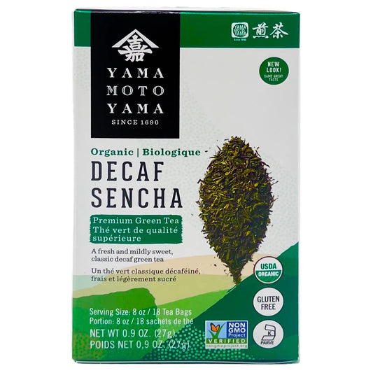 Yamamotoyama Organic Decaf Sencha Green Tea 0.9 oz - Tokyo Central - Tea - Yamamotoyama -